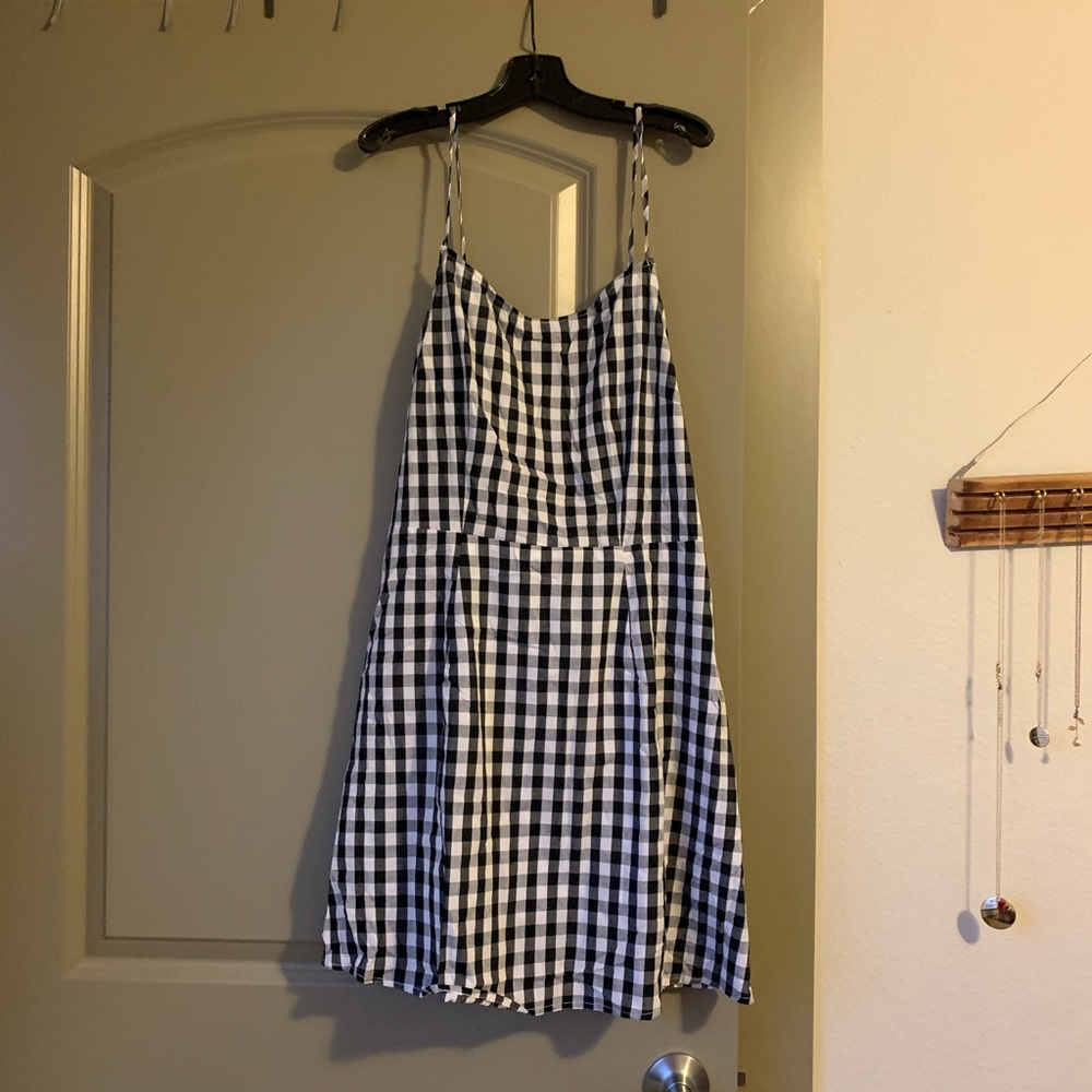 Amazon.com checkered dress